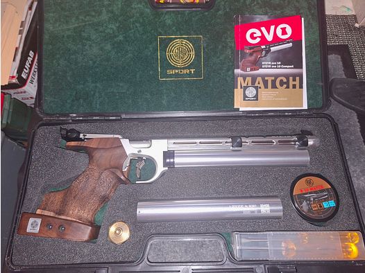 Steyr Sport Evo 10 Match Luftpistole Rechts Komplett Angebot!