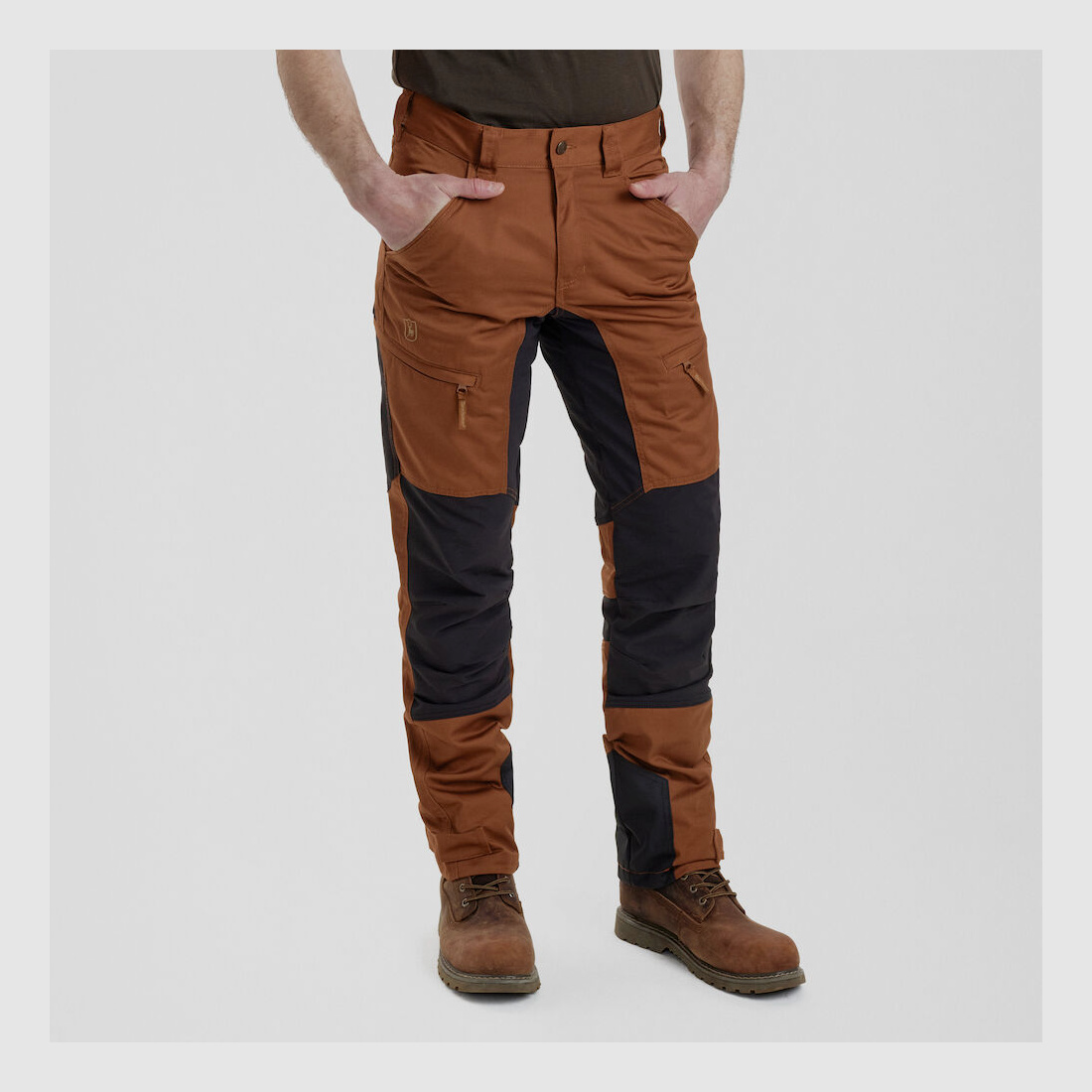 Rogaland Stretchhose mit kontrast - Burnt Orange
                    –                 Kleidergröße Herren: 52
