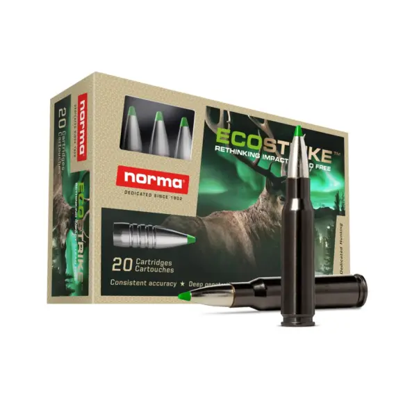 Patrony 30-06 Sprg Norma - Ecostrike Tłumik - 150 grains