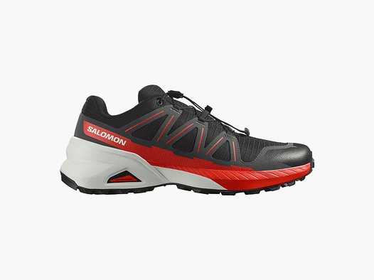 SALOMON – HOMME – SPEEDCROSS PEAK Noir / Asphalte / Rouge Flamboyant