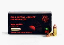 GECO 9 mm Luger FMJ SX Encapsulated 124 grs