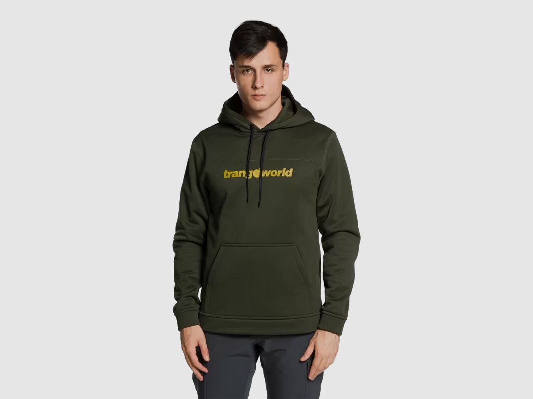 Trangoworld SWEAT LOGIN V02 VERT FONCÉ, image 1 sur 4