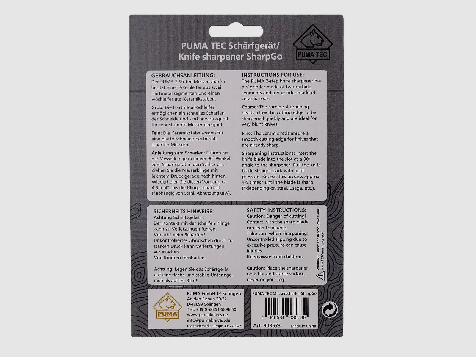 PUMA SET Eimer + 40 Messerschärfer SharpGo