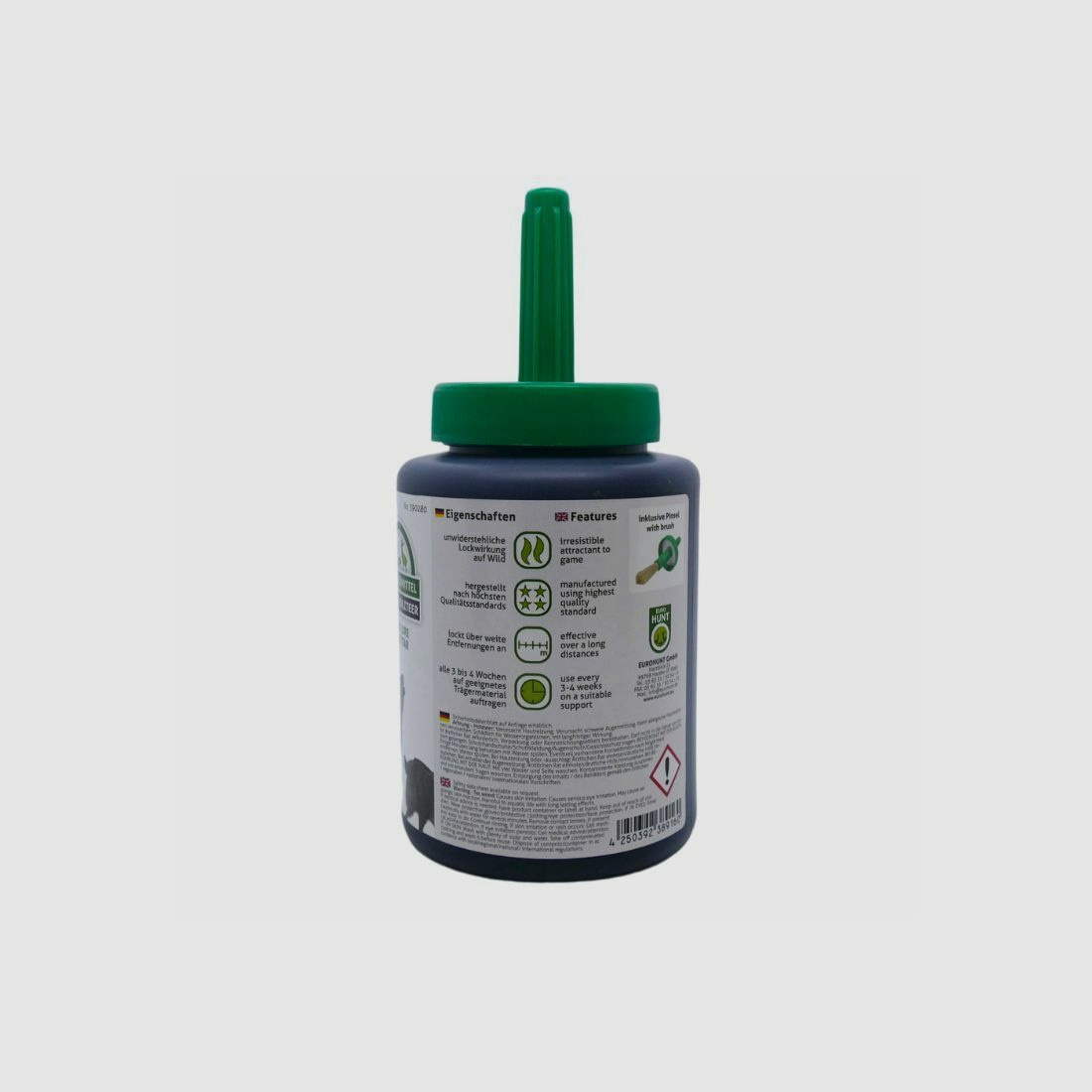 Eurohunt Buchenholzteer mit Pinsel 500ml