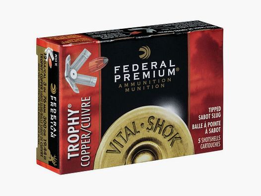 Patrone FEDERAL COPPER TROPHY SLUG 12