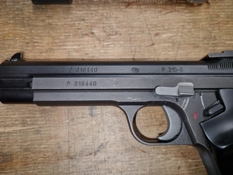 SIG 210-6 Hämmerli Tiengen 5 Zoll Lauf nebst Wechsellauf 6 Zoll von Bernd Stegmann