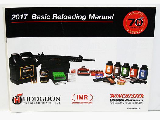 1 x HODGDON Basic Relaoding Manual / Winchester IMR Powder / Ladedaten Buch, Heft > 44 Seiten !