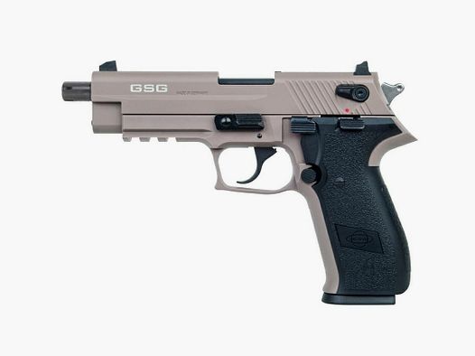 Pistolet samopowtarzalny GSG FIre Fly US TAN z gwintem kal. .22 LR (1)