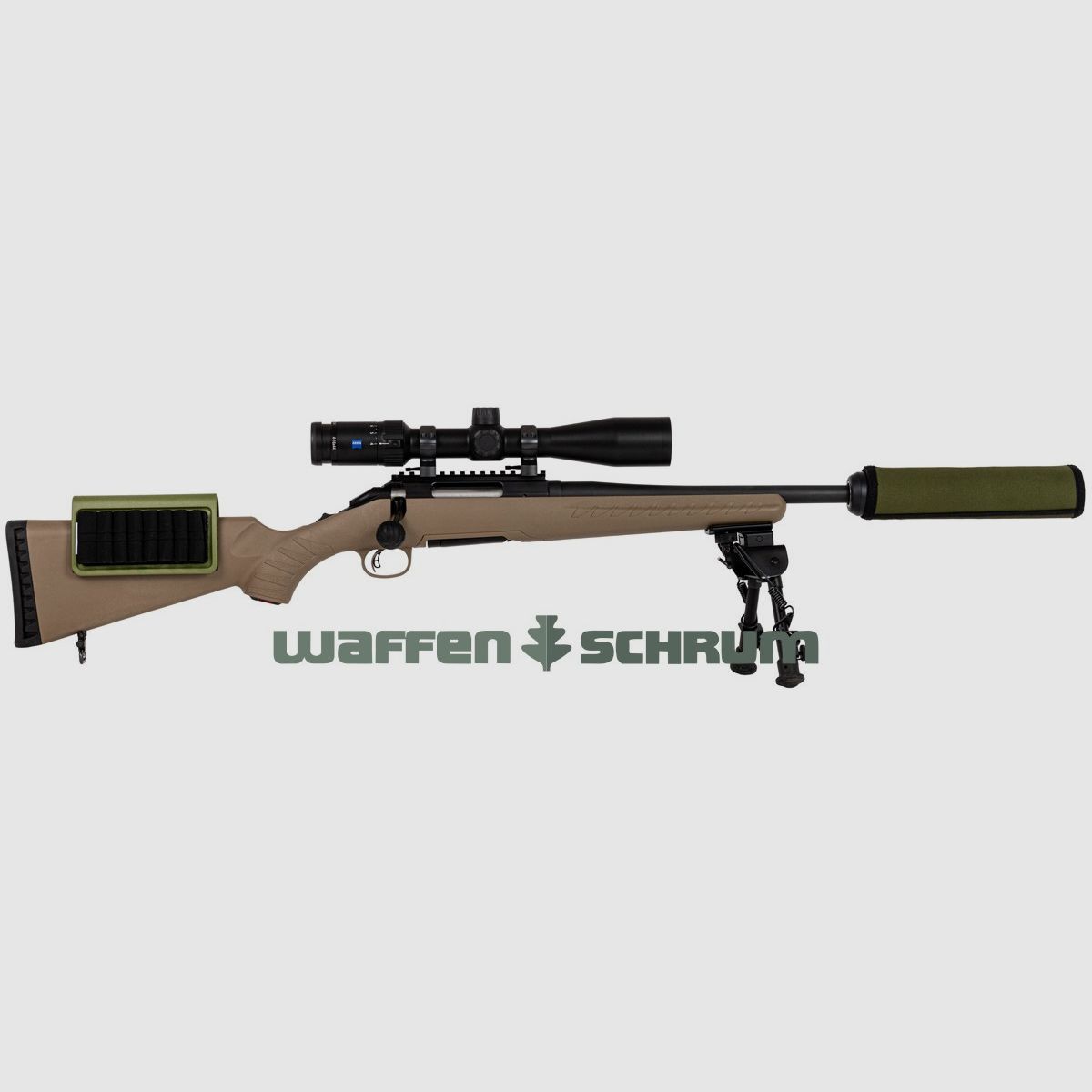 Ruger Ranch .223Rem , ZF Zeiss V4 4-16x44 Abs. 60, Zweibein, SD WHMG SD45+Cover LL: 41cm, Gew. 1/2''-28, Schnellspannmontage, Patronenhalter