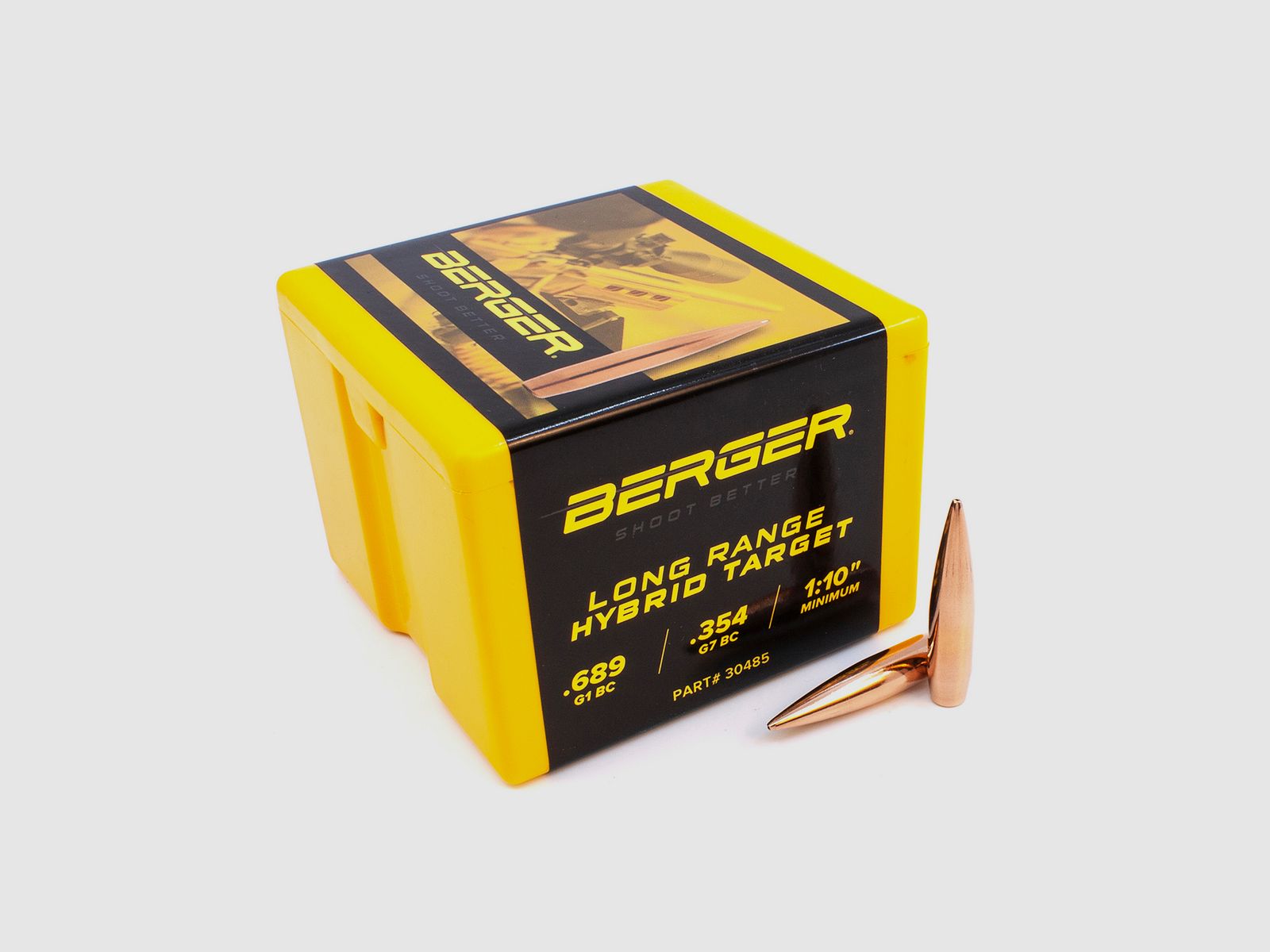 Proiettile Berger .30 LR Hybrid Target 208GR 100 Pezzi