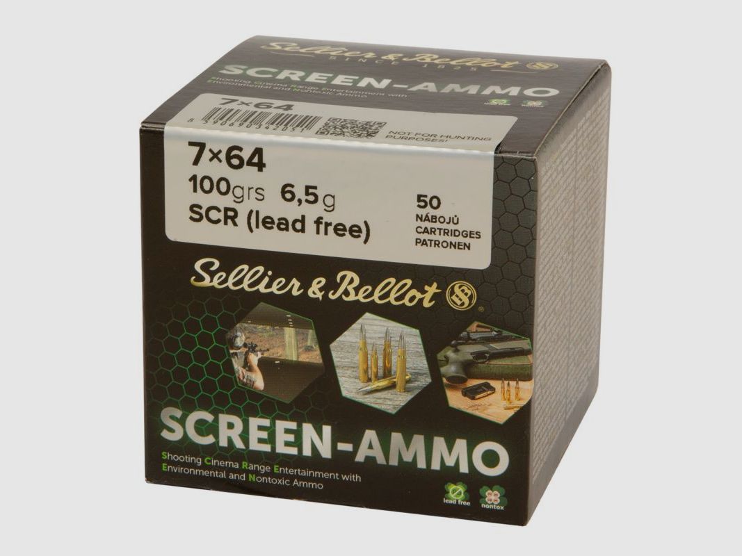 S&B 7x64 SCR Nontox VM 6,5g/100gr, immagine 2 di 2