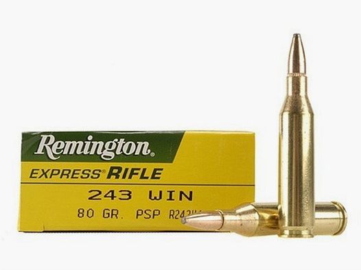 Remington 243 Win. Core Lokt 100 gr