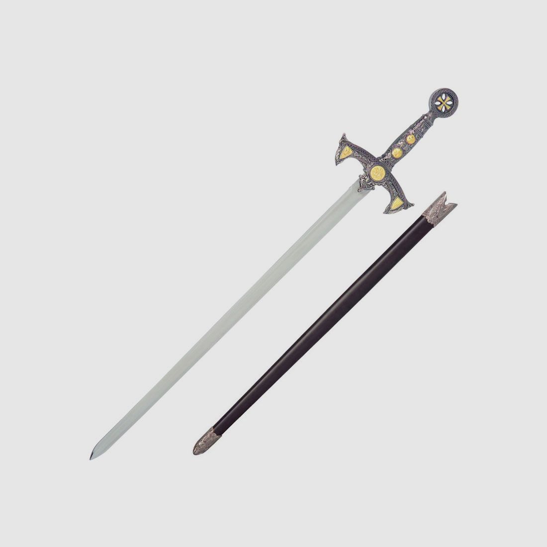 Templerschwert mit Scheide