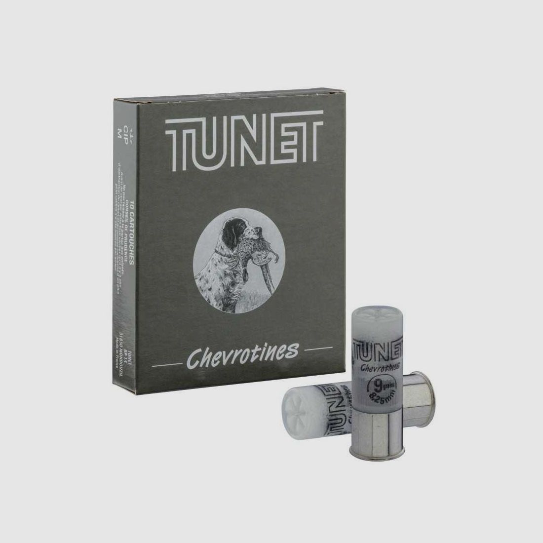 Patronen TUNET Schrot 12/70 - 9 GR, Kal. 12/70, Bild 1 von 3