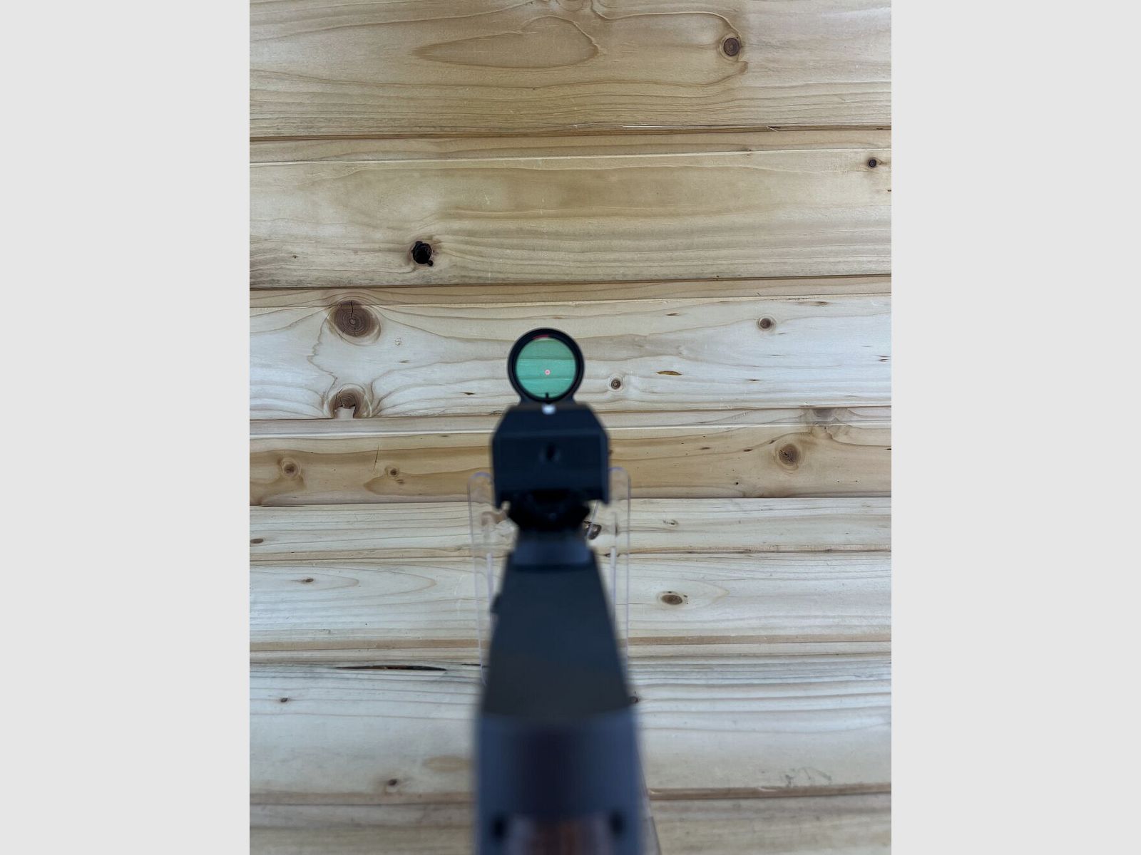 Smith & Wesson Mod. 41 KK-pistool met rood punt & vaste open vizier .22lr