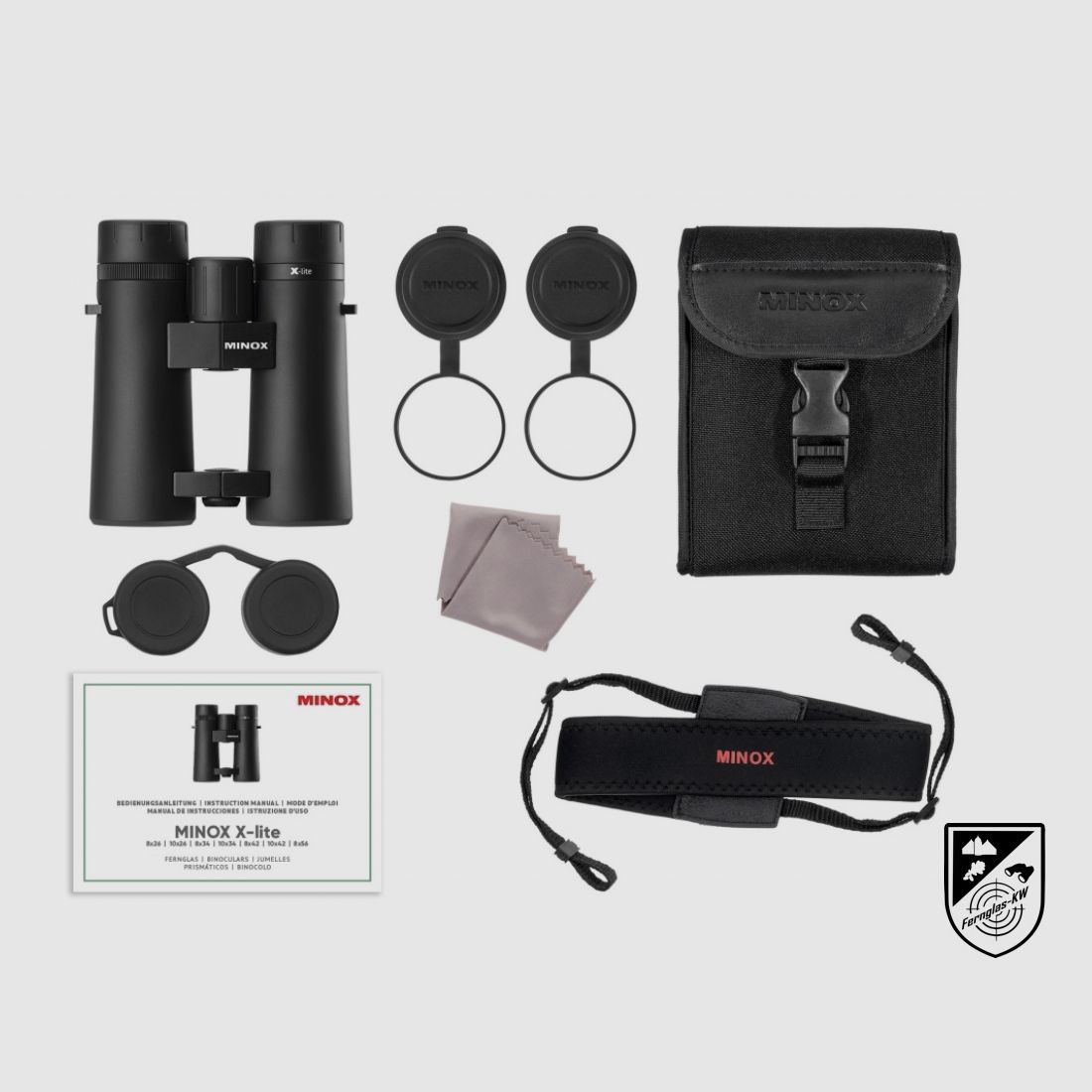 Minox 80407328 prismáticos XLite 10x42 novedad para caza y actividades al aire libre