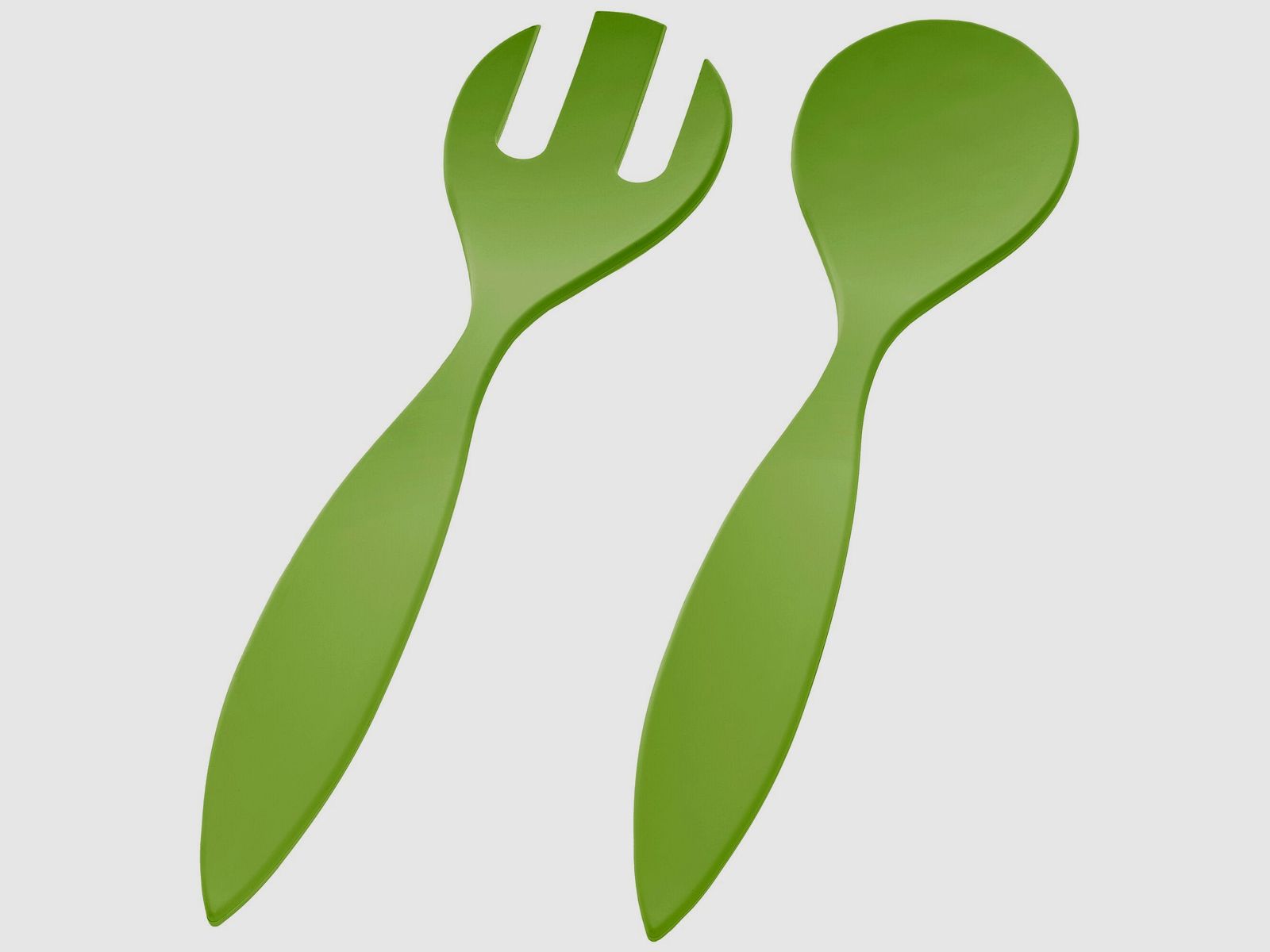 Posate per insalata verdi, immagine 1 di 4