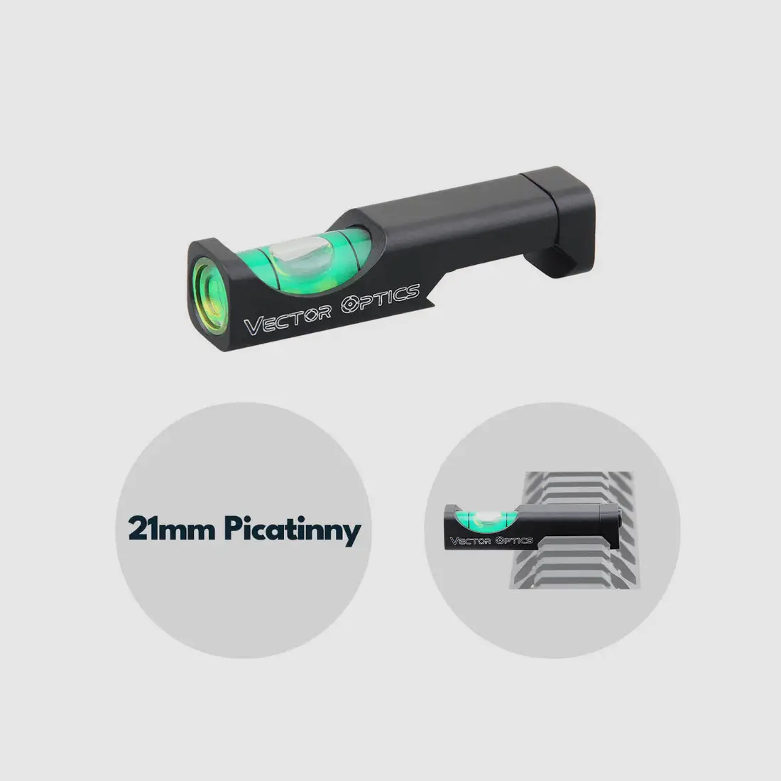 Vector Optics SCACD-20 Livella per 21 mm Weaver/Picatinny, immagine 1 di 3