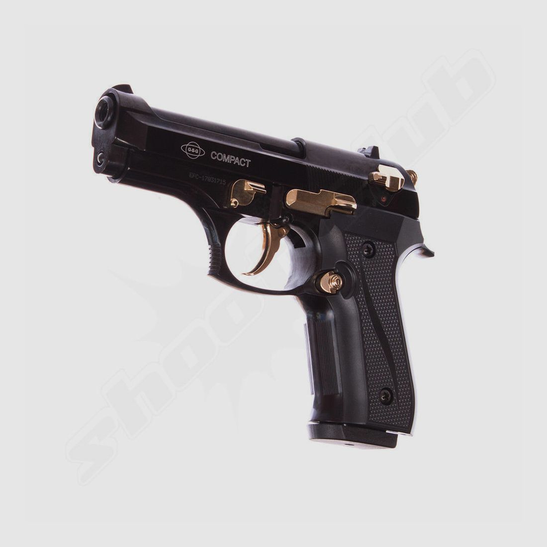 Ekol Ekol Compact black-gold cal. 9mm gas pistol