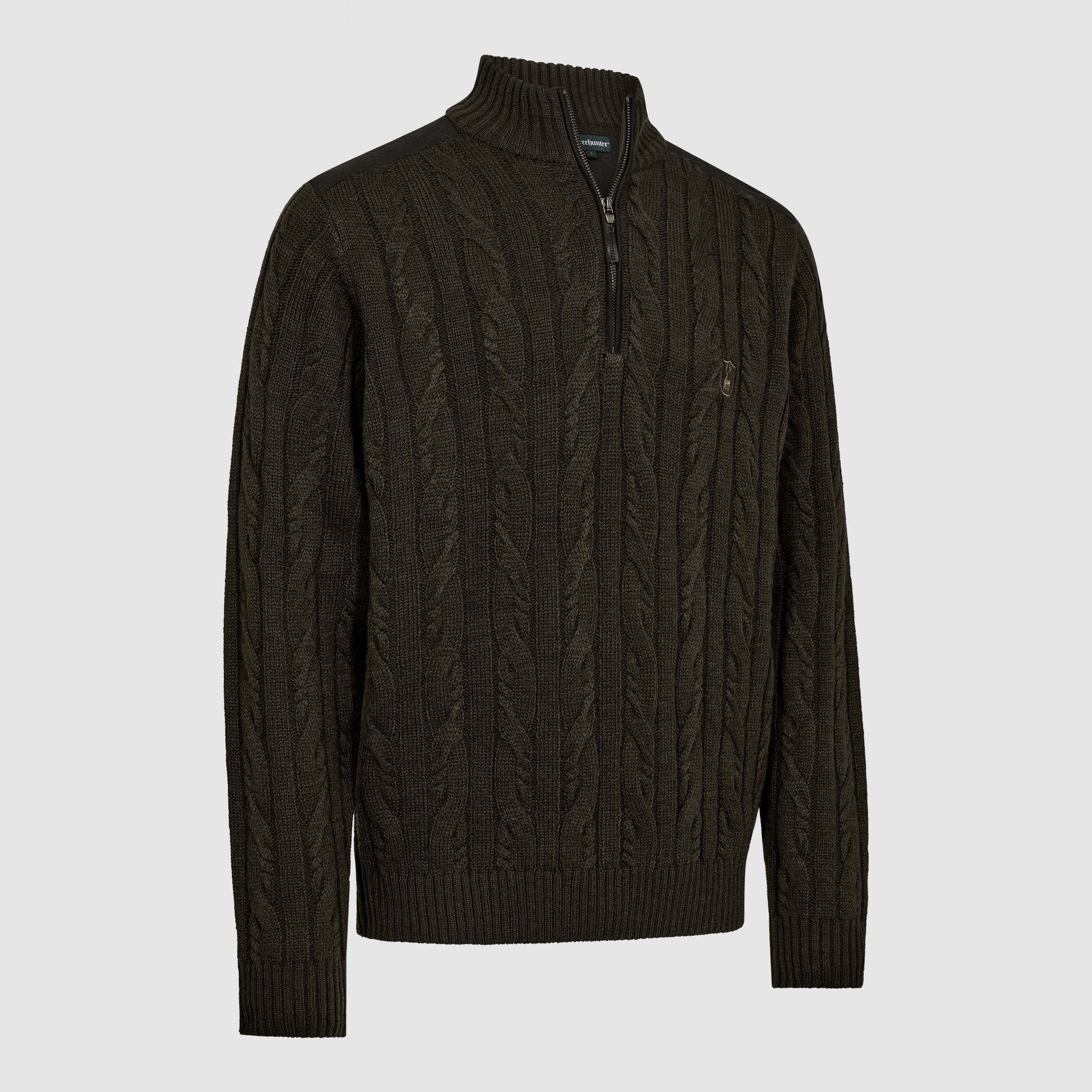 Randall 1/2-Zip Strickpullover - Art Green – Größe: S