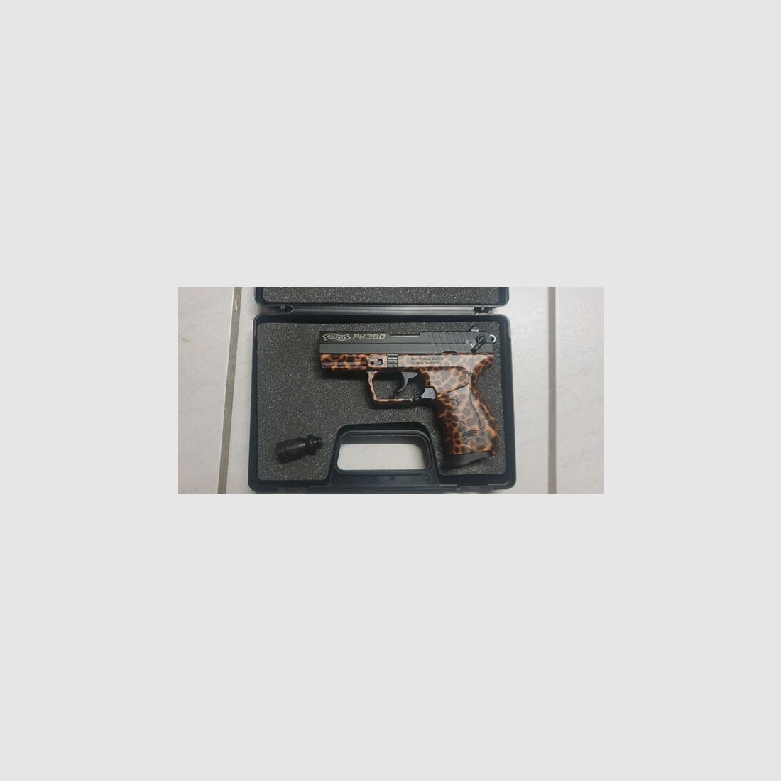 Walther Umarex PK380 Cheetah Schreckschuss SRS Gas 9mm PAK Pistole