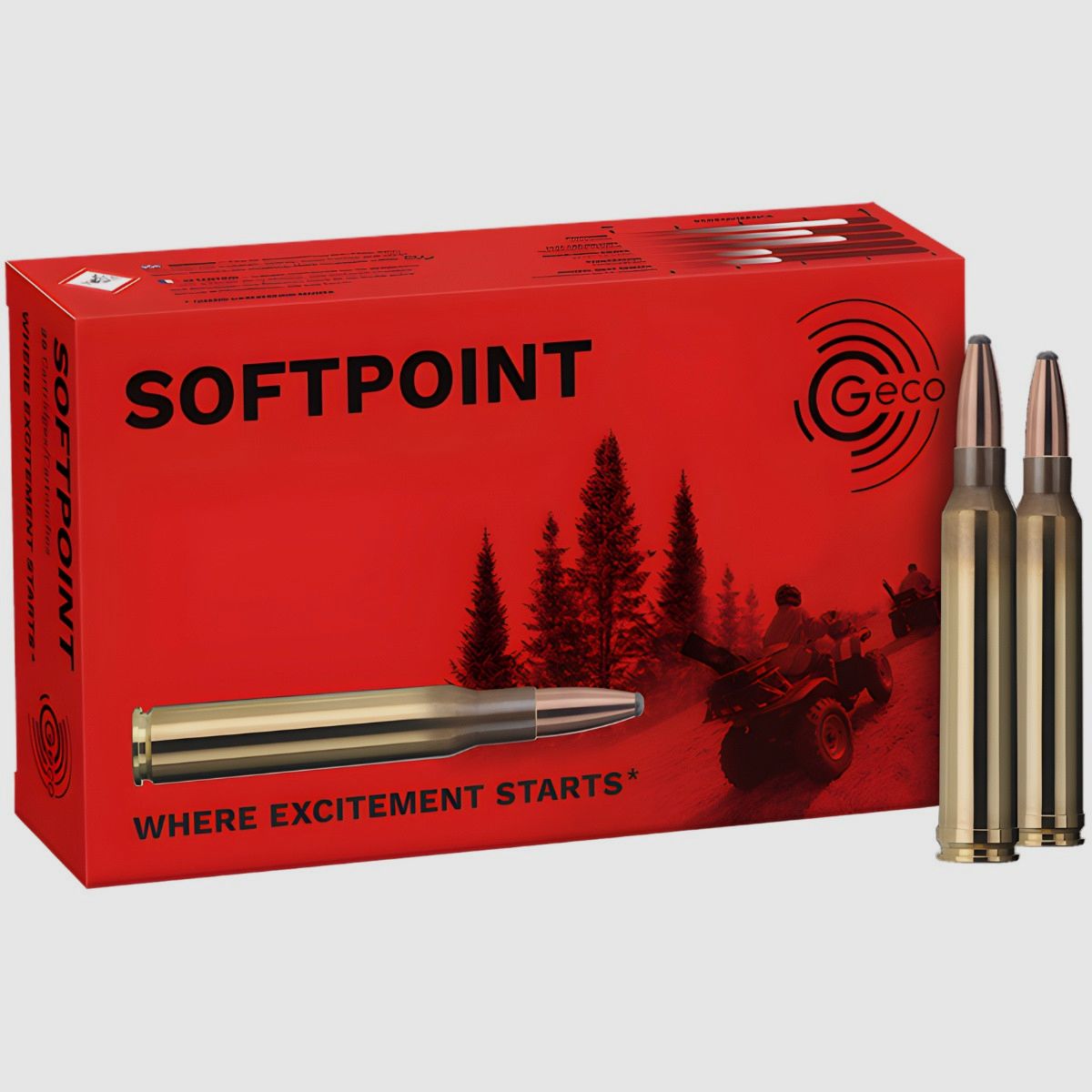 .300 Win Mag Geco SP / TM Softpoint 170 gr/11 g (2117576), afbeelding 2 van 3