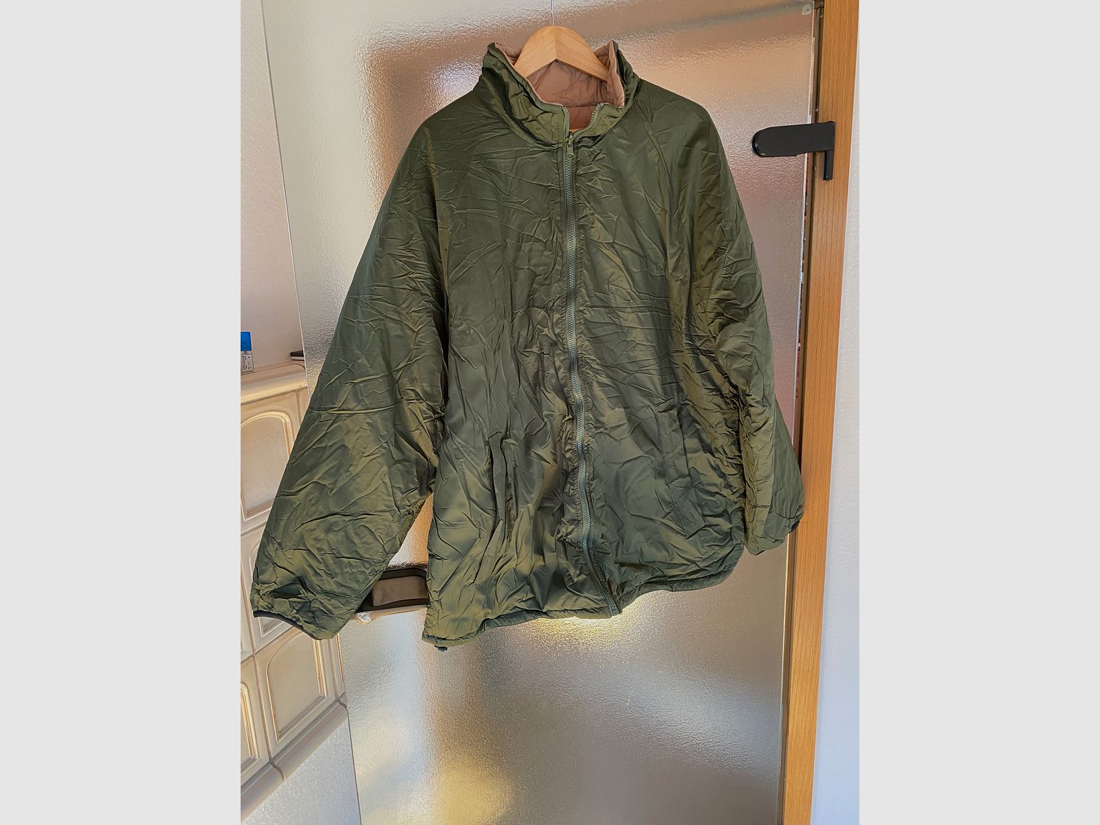 Britische Militärjacke Thermo, Wendbar