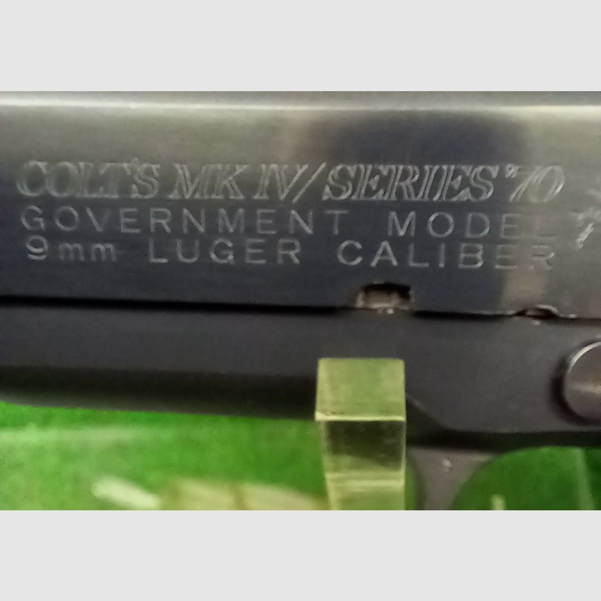 Pistolet Colt Government MK IV Série 70 Calibre 9mm Luger