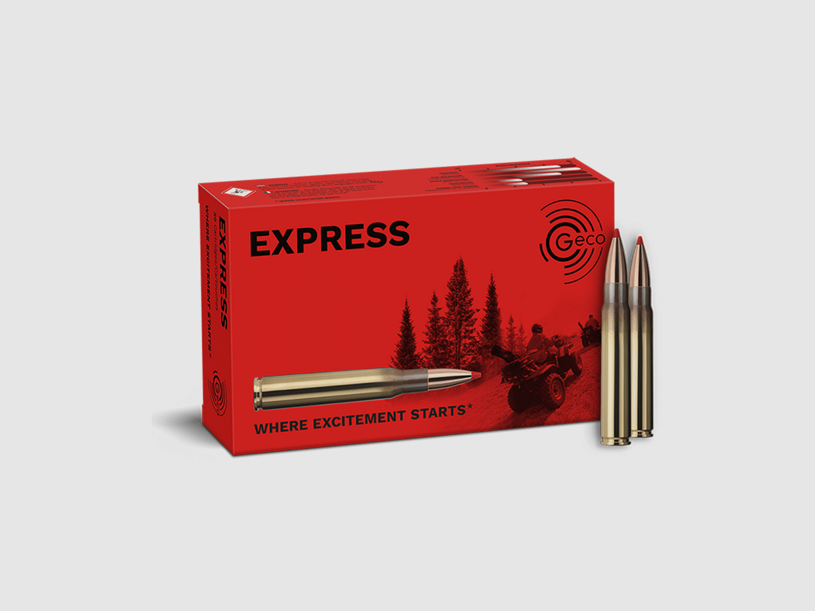 9.3×62 Geco Express 16.5g / 255grs.