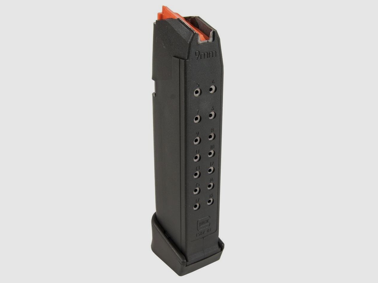 Cargador GLOCK 17+2 naranja, imagen 2 de 4