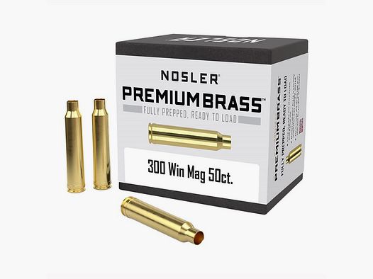 NOSLER 300 WINCHESTER MAGNUM BRASS 50/BOX