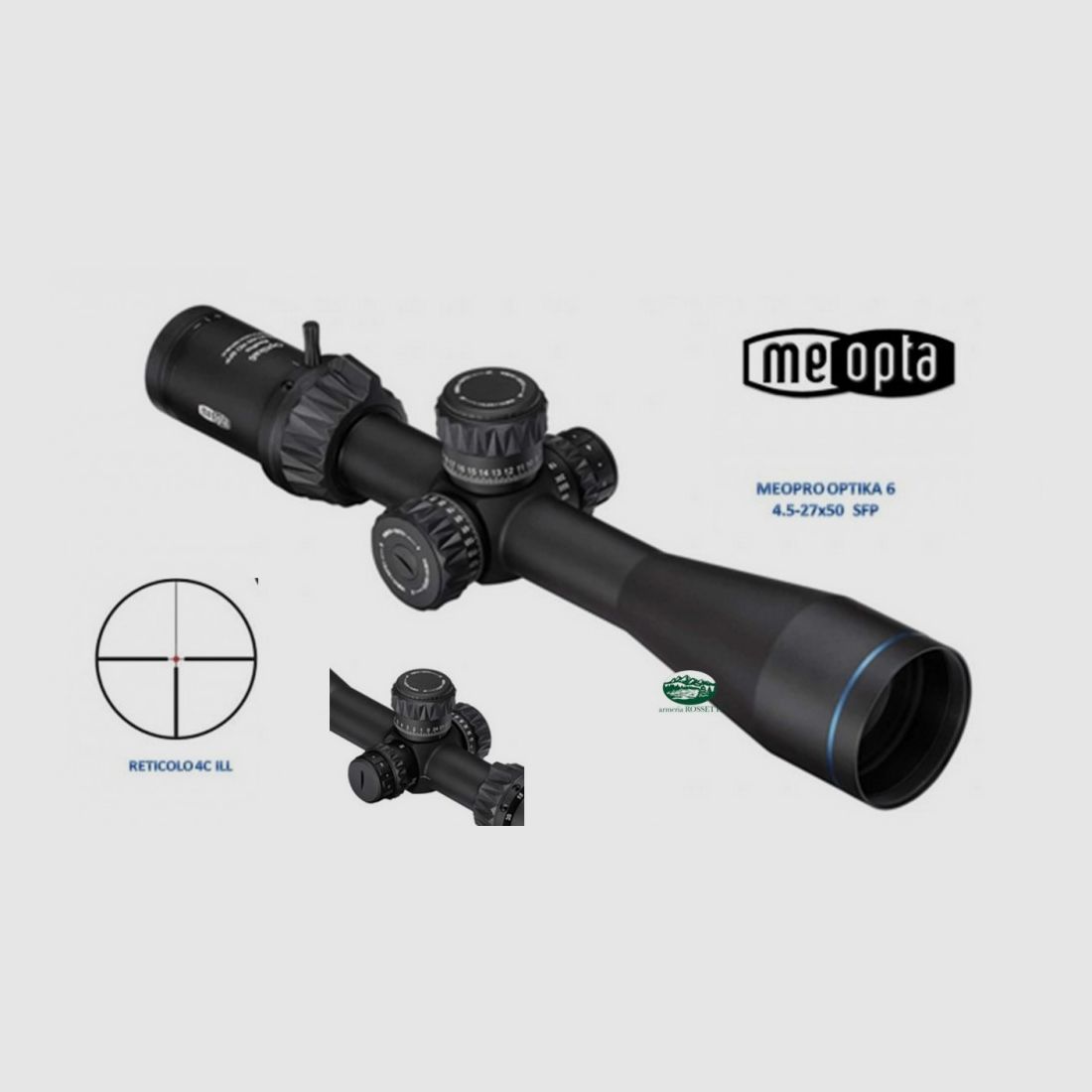 MEOPTA MEOPRO OPTIKA 6 4,5-27X50 RD SFP 4C podświetlany