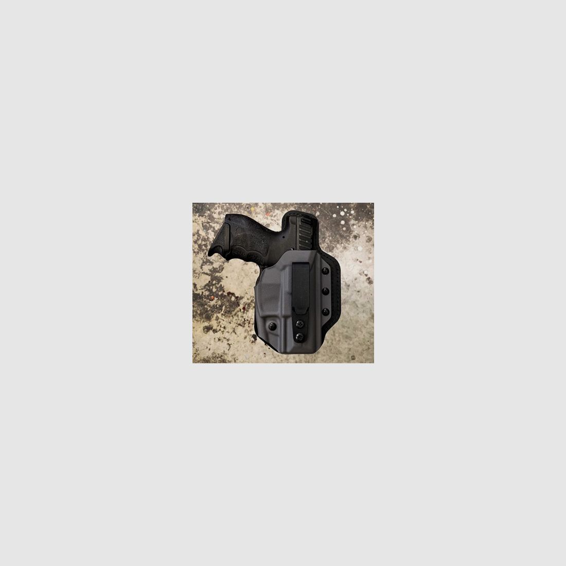 BLACK ARCH HOLSTER - Pistol Holster Single Clip IWB Protos-M with Dri-Matrix