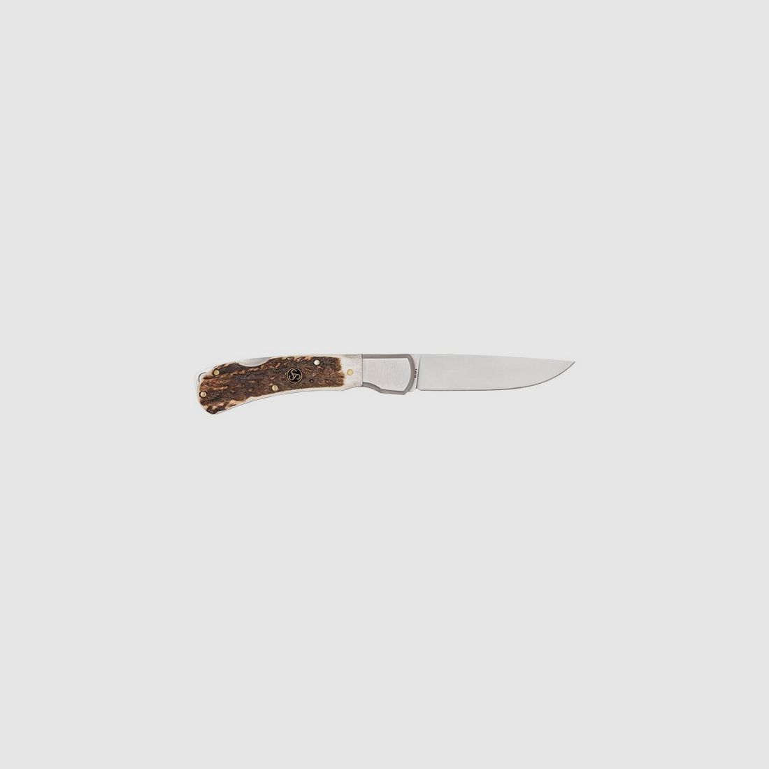 Sour folding knife stag horn