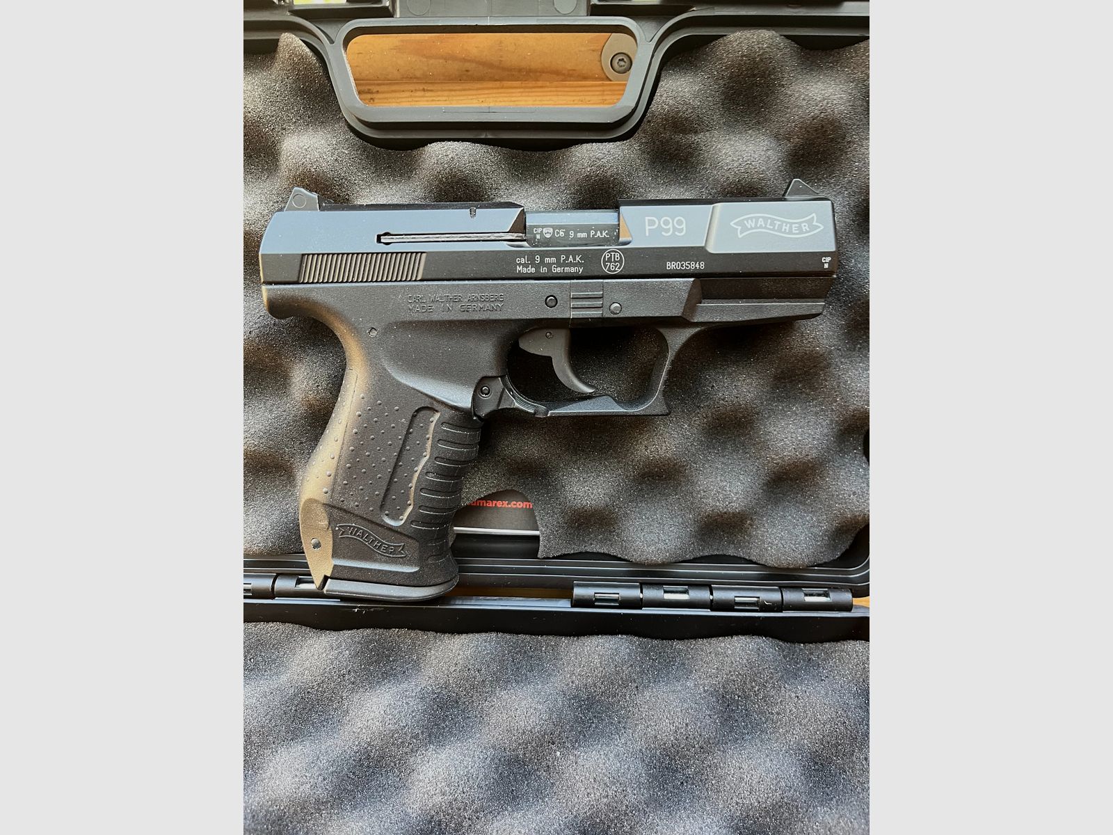 TOP Walther P99 cal.9mm Pak ca.3 Monate alt,unbenutzt,absolut neuwertig., Bild 4 von 8