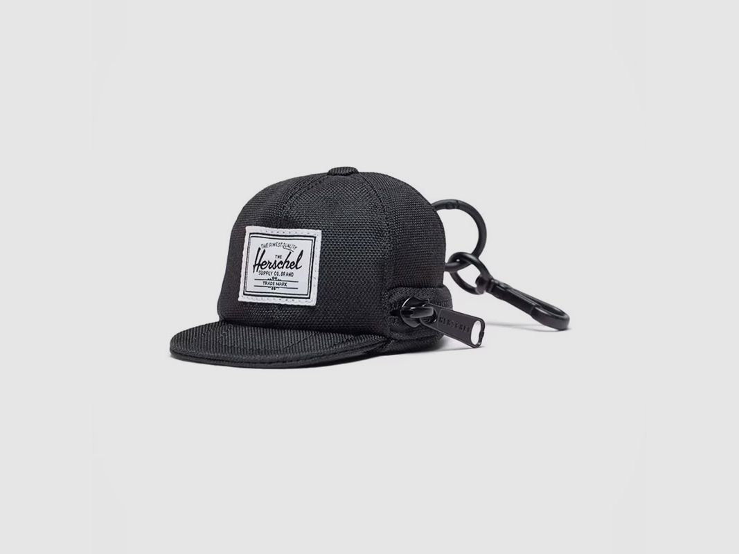 PORTE-CLÉS – HERSCHEL – CLASSIC CAP BAG CHARM | Noir, image 1 sur 4