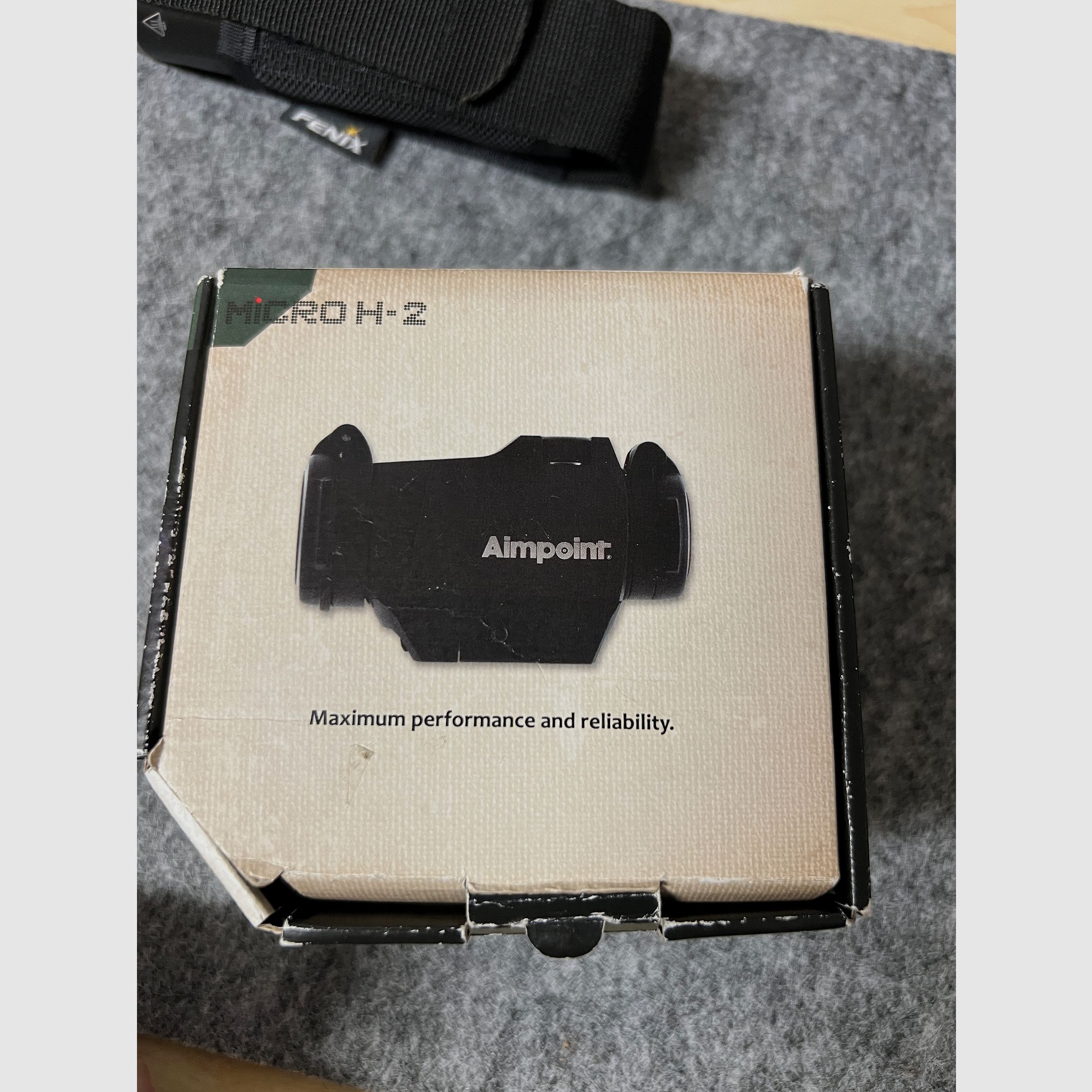Aimpoint Micro H-2 2 MOA - Mirino a punto rosso con montaggio a sella Blaser