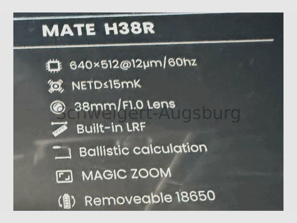 Wärmebild Vorsatzgerät Nocpix Mate H38R Neu und originalverpackt