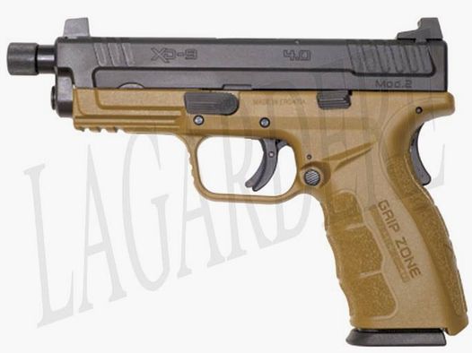 SPRINGFIELD XD9 4" TAN GEN2 LAUF FILETIERT (PISTOLE)