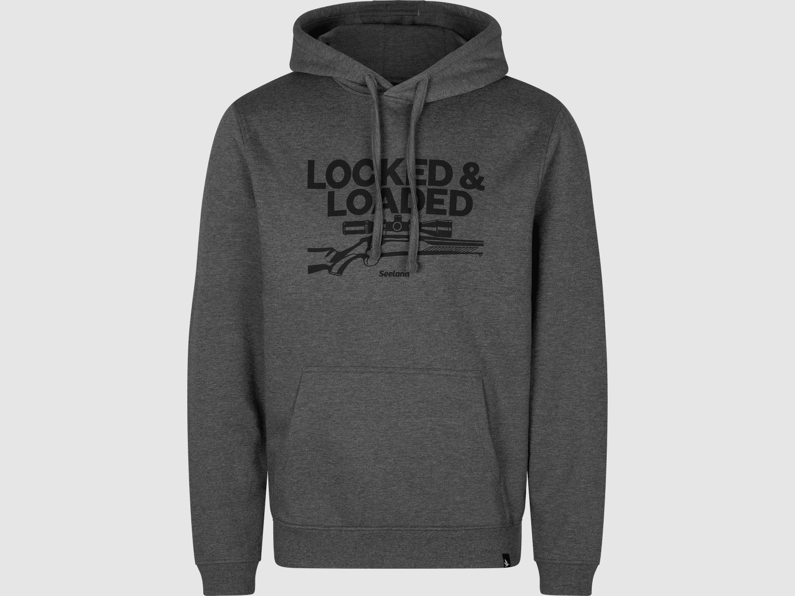 Seeland Loaded Hoodie Hombres Gris Melange 2XL