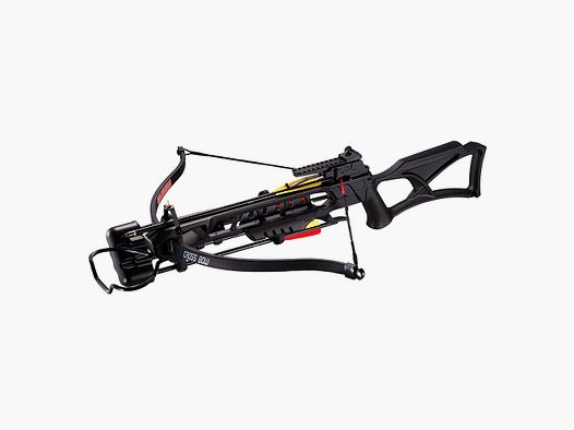 Man Kung Recurve Anaconda 175 lbs Black SET - Carquois, Flèches, RedDot