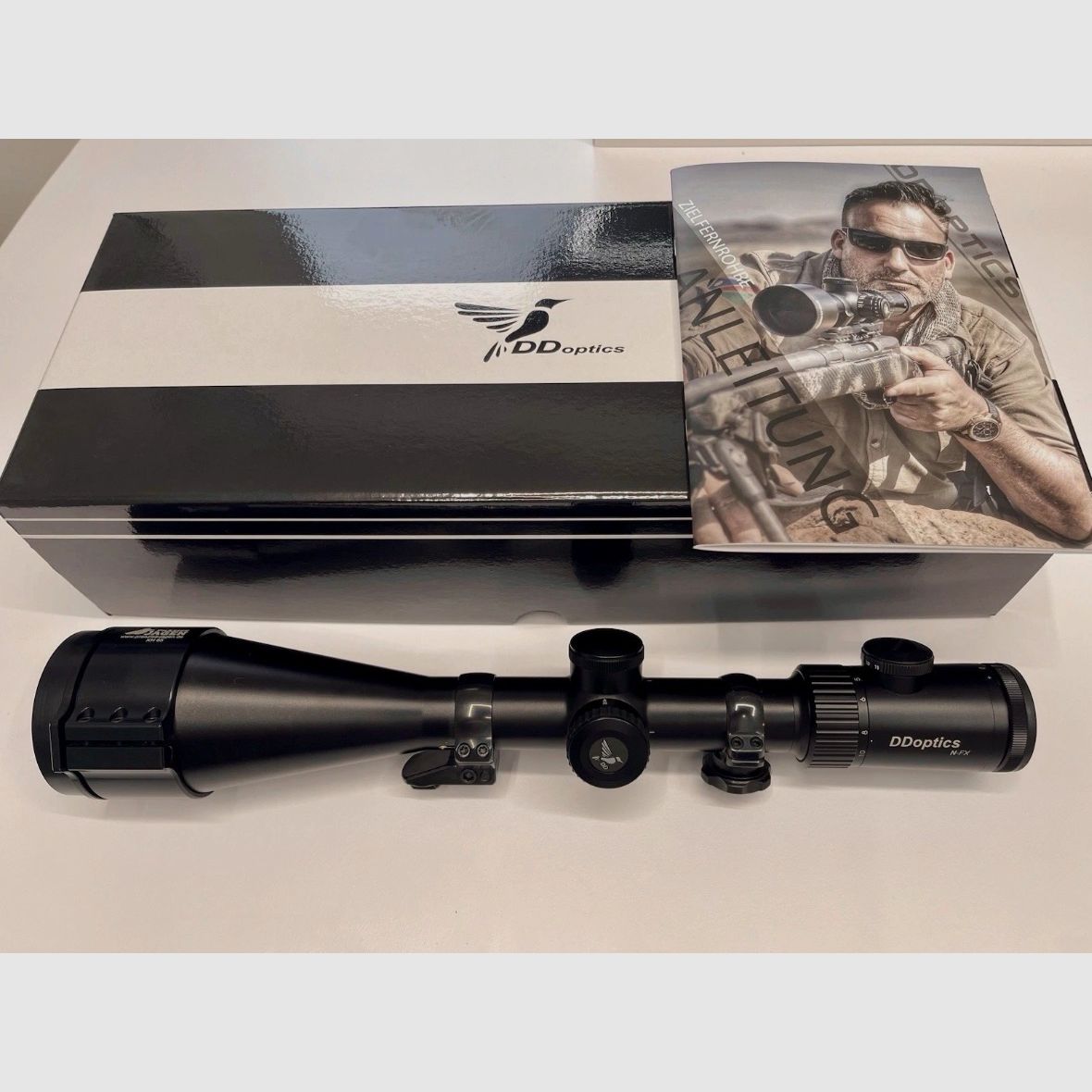 DDoptics NightEagle N-FX scope 2.5-10x56 Gen 3 MRAD with adapter