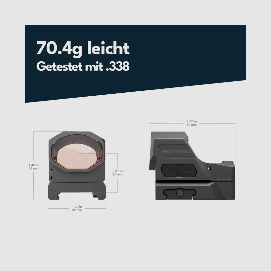 Vector Optics SCRD-64 Frenzy-X FLEX 1x19x28 GenII, afbeelding 4 van 5