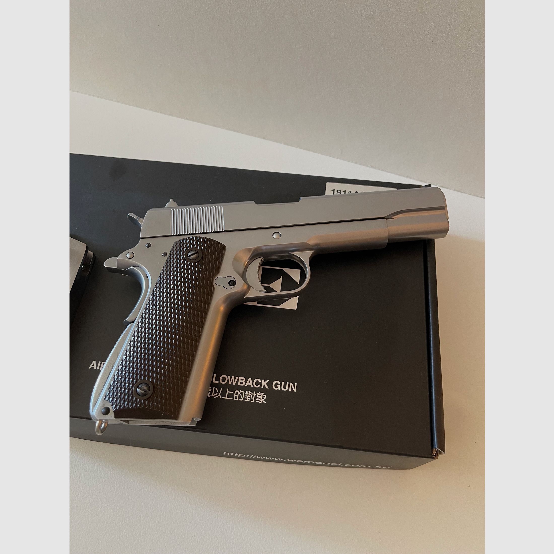 Wei-ETech M1911 Vollmetall GBB Chrome finish 