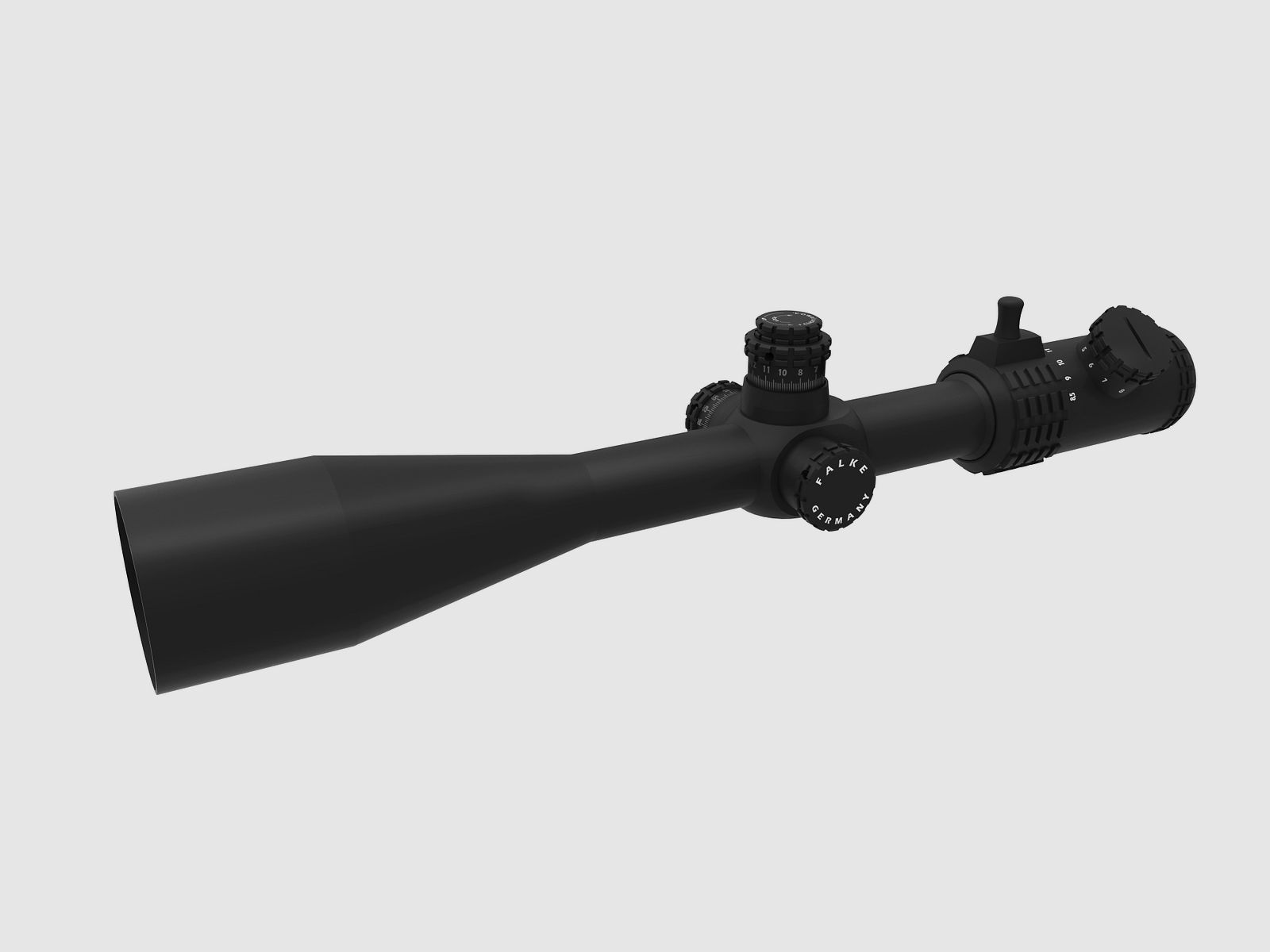Falcon 8.5-25x50 TAC, caliber || riflescope