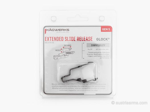 Kägwerks Glock Extended Slide Release – Gen 5