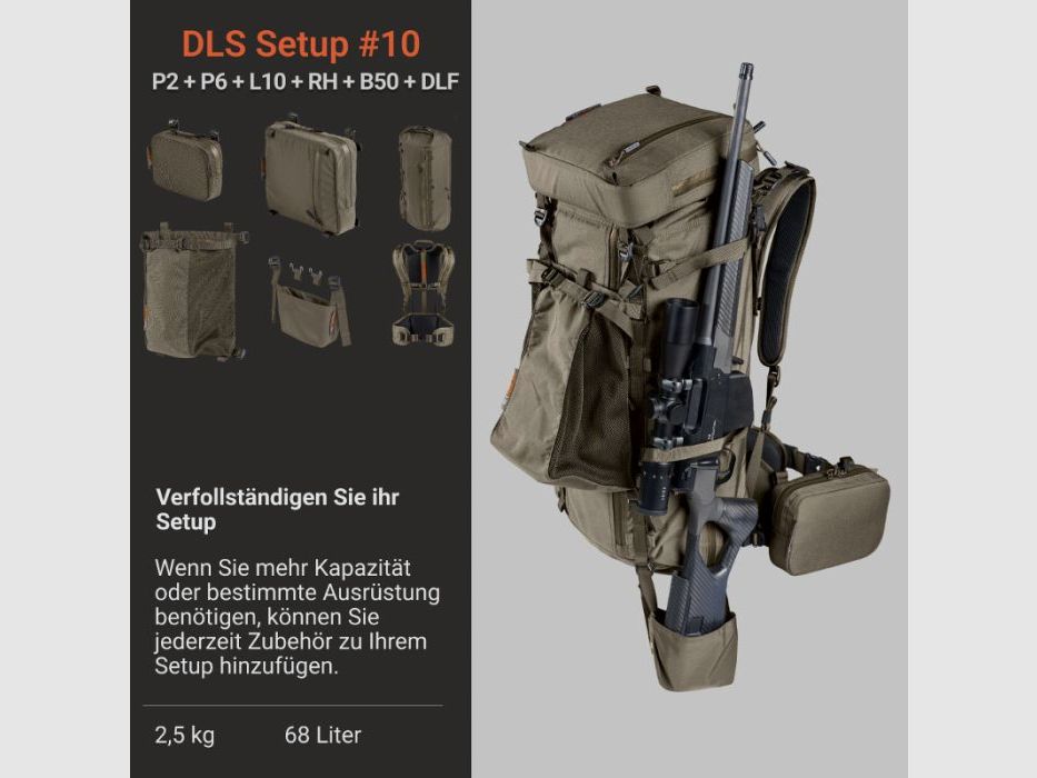 Vorn P6 Bag fog green 6l, image 5 of 8
