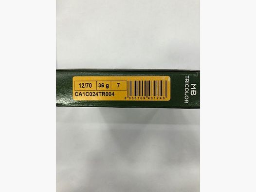 BASCHIERI CARTRIDGES TRICOLOR PB 7
