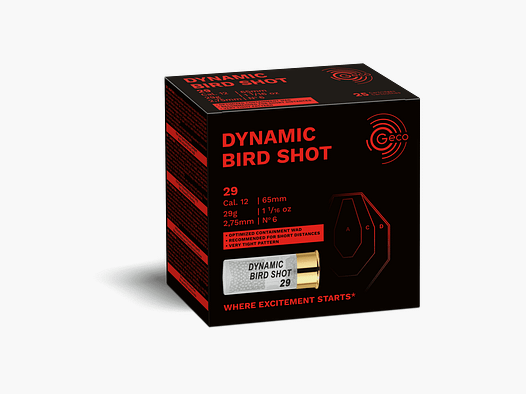 Geco Dynamic Bird Shot 2,75 mm - 12/65 - 25er Pack