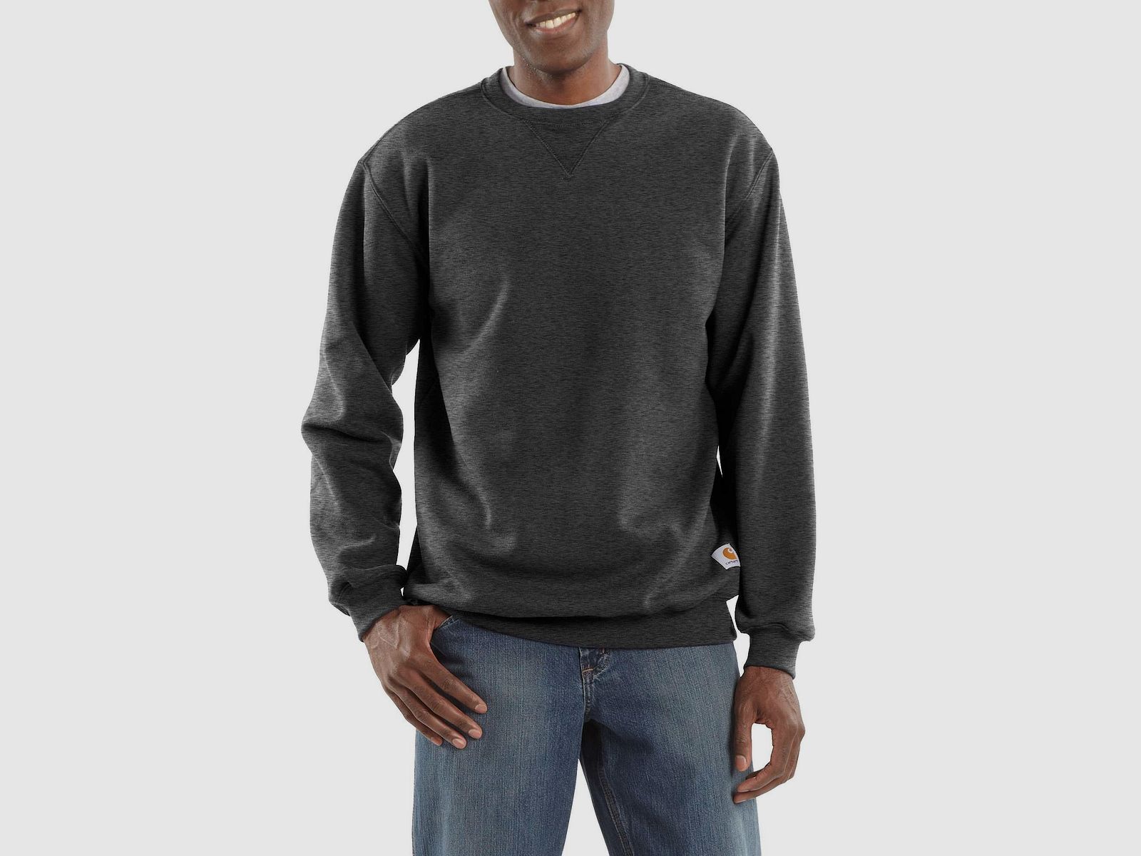 Carhartt Midweight Crewneck Sweatshirt Men's Carbon Heather L